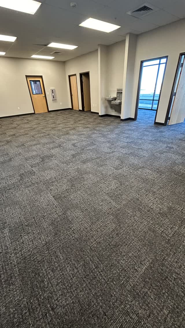 Just a quick carpet tile project we finished, so our clients could get moved into their space for the new year!