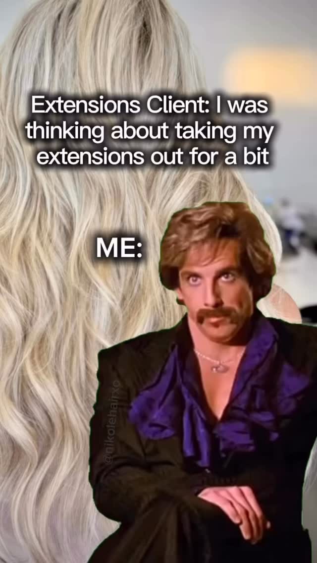 I know you. YOU know you! 😂
At Studio She it’s ok to say you want to take a break. But I’ll pencil you in for three weeks for a refitting. 🙌🏻
#maryland #extensions #hairextensionsalon