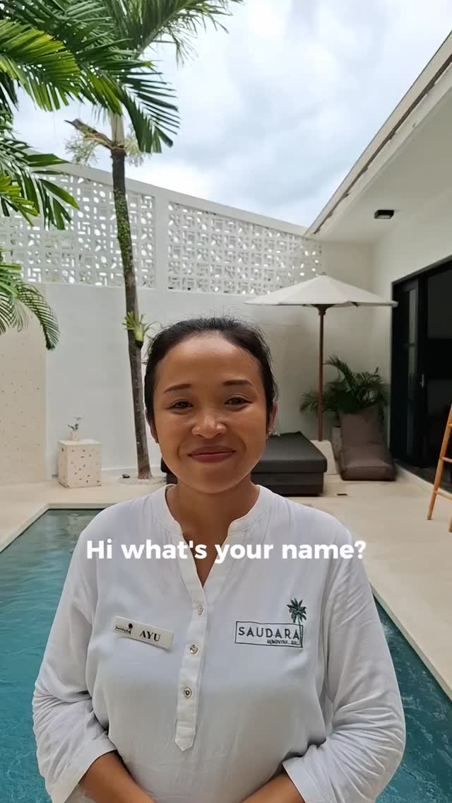This is a gorgeous little share from one of our team members Ayu 🤍
So many guests ask us “what does a butler actually do?” and we thought who better to answer than one of the girls themselves.
They put together this quick video to explain how they help make your stay not just easy, but truly special.
Our butlers are full time. That means your butler is just for you. She isn’t shared with other villas. She is there every day, in your space, supporting your stay.
She can prepare meals for you
⭐️A floating brekkie one morning
⭐️A banquet dinner one evening
⭐️Snacks for hungry kids
⭐️Grocery runs
⭐️Laundry drop offs
⭐️Taxi bookings
And sometimes the biggest luxury of all can be;
✔️Heading out for lunch child free
✔️Booking a massage
✔️Or simply relaxing, knowing your kids are safe with someone who quickly becomes part of your villa family 🤗
So… sounding too good to be true?
We promise it’s very real ✨
#SaudaraVillas #PrivateButler
#ButlerService #VillaLifeBali
#FamilyFriendlyBali