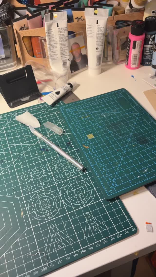 Some material preparation for an upcoming exhibition. #art #wip #artoftheday #artiststudios