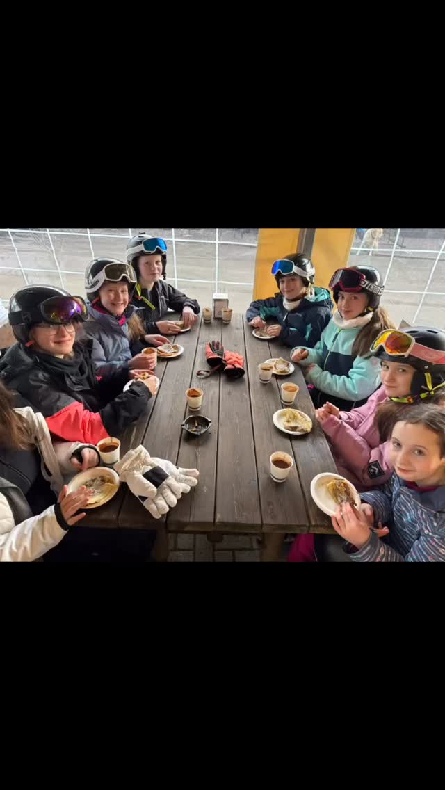 Nutella crepes and the most delicious hot chocolate after an afternoon of skiing - a perfect finish! #Aprica2026 #year8 #maximisingpotential