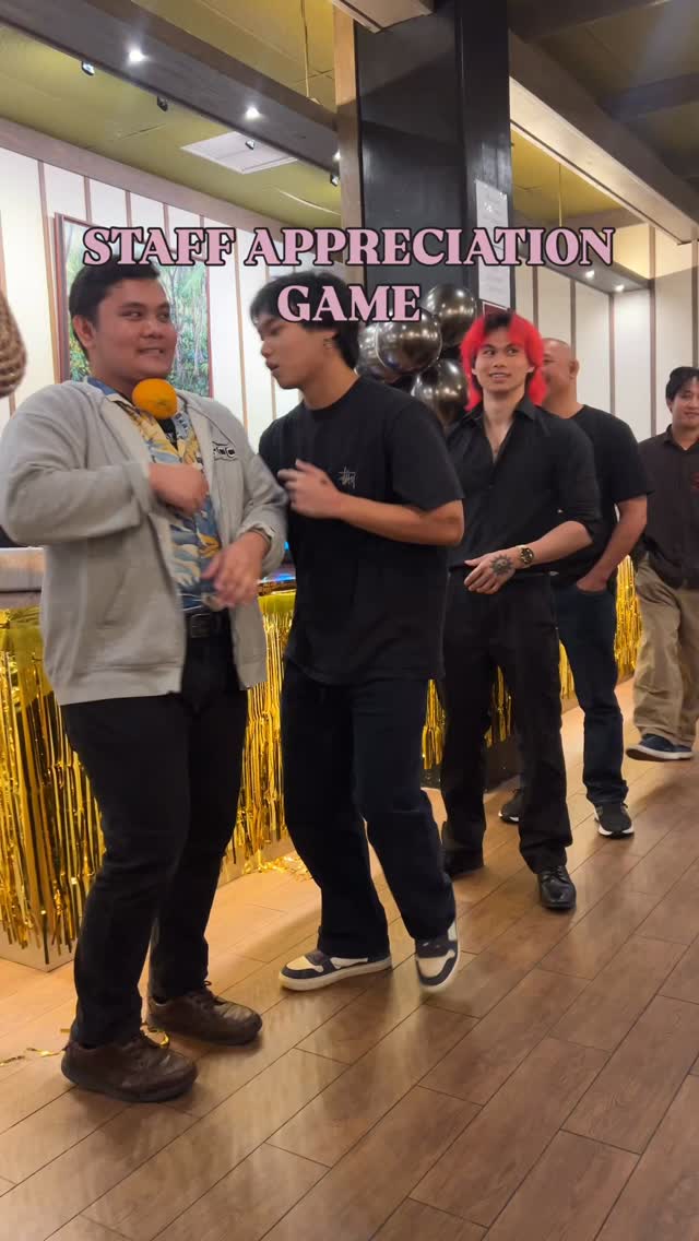 STAFF appreciation game 😆😆😆