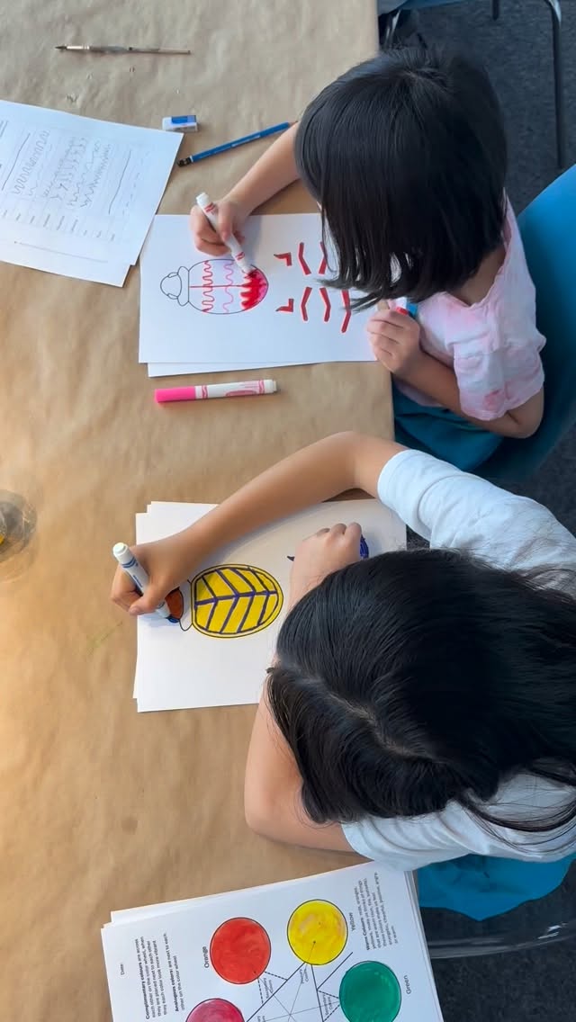 Exploring line work and color theory by creating bugs 🐞next week we’ll show the results!