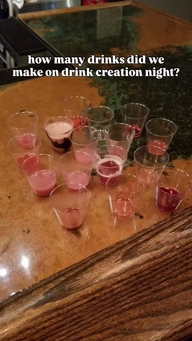 HOW TO GET A TASTE ⬇️
Every couple of months we make a new mini menu with new yummy cocktails! When you see the owners come in for cocktail creation night, know that you’re in for a treat and a few free sips!
#freedrinks #drinkdeki #fyp #follow #yummy