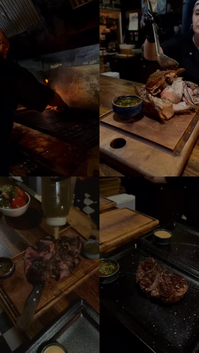 This is how our days look. All cuts cooked over open fire 🔥