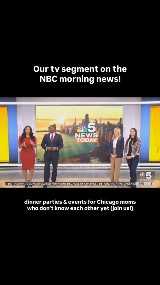 Here’s our full segment from the NBC morning show this week!! We came on to talk about why we started @friendofamom and what’s happening next, including our upcoming gala, brunches, dinners, mom + kid events, and more. Thanks for watching, and thanks to the team at NBC for having us on! 🩷