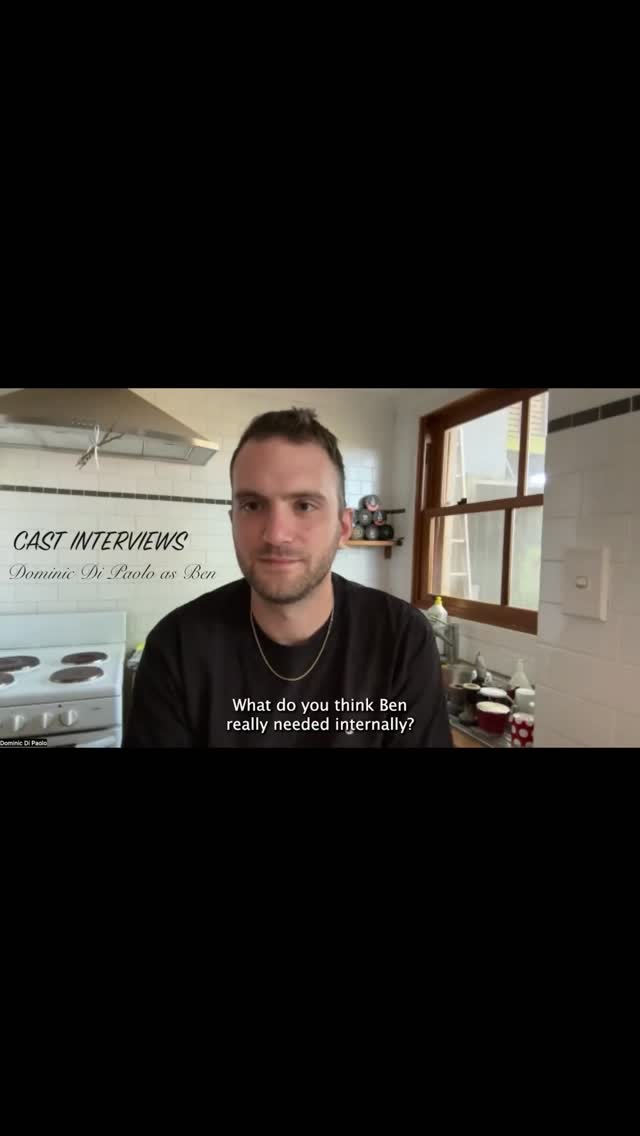Getting to the heart of the character with actor @dominic.dipaolo who plays Ben in Mercy of Others. Stream now on Tubi TV. #actor #sydneyactor #actorchat #filmactor #thriller