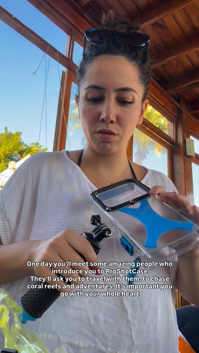 One day strangers turn into your people. Adventures turn into memories. And coral reefs become stories you’ll tell forever. #ProShotCase isn’t just gear, it’s a journey.