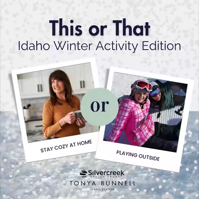 Idaho winters give us options ❄️
🏡 Cozy at home
⛄️ Outside having fun
Which one are you choosing today? Tell me in the comments!
www.realtoridaho.com
#IdahoFallsProud #SpudKings #RealEstateMadeSimple #CallTonya #IdahoRealtor #TonyaBunnellRealEstate #EastIdahoLiving #MovingToIdaho #IdahoRealEstate #NewYear2026