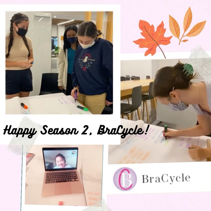 BraCycle, Inc. Season 2 📺: We asked our volunteers to brainstorm and talk ideas for this semester! Swipe to see what goals they came up with ⏭