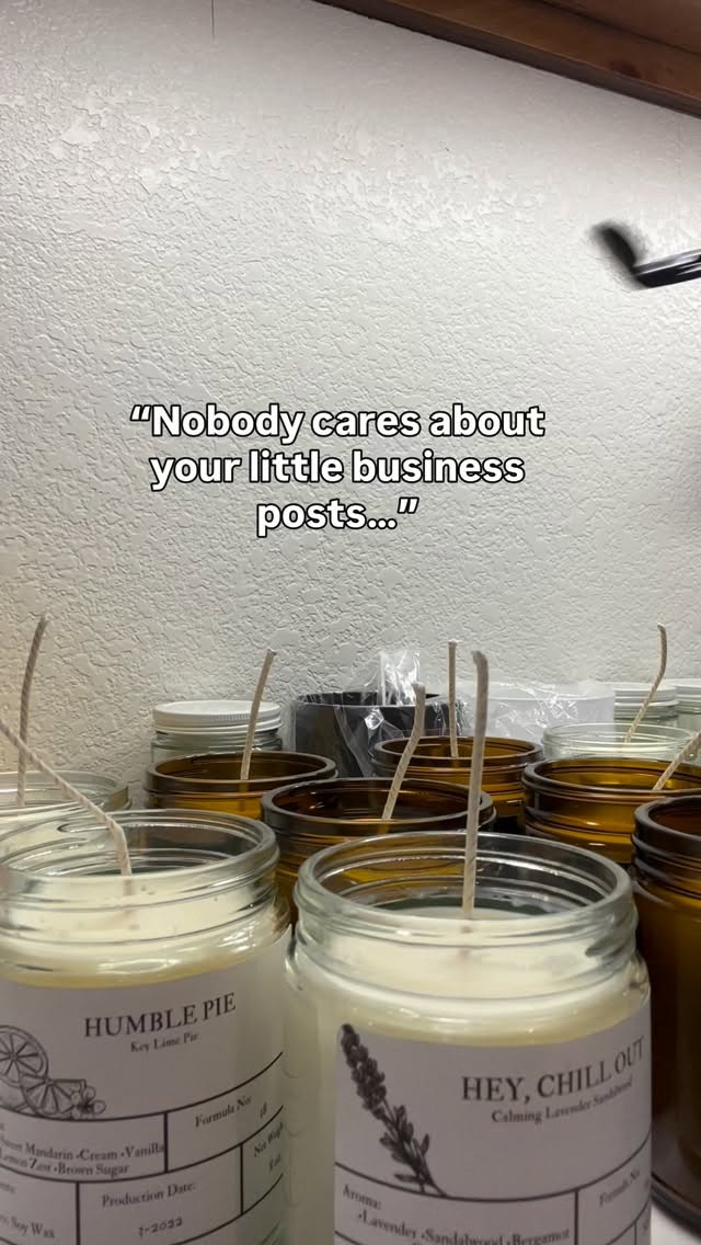 Literally me. #soycandles #smallbusiness #candlemaking #crueltyfree