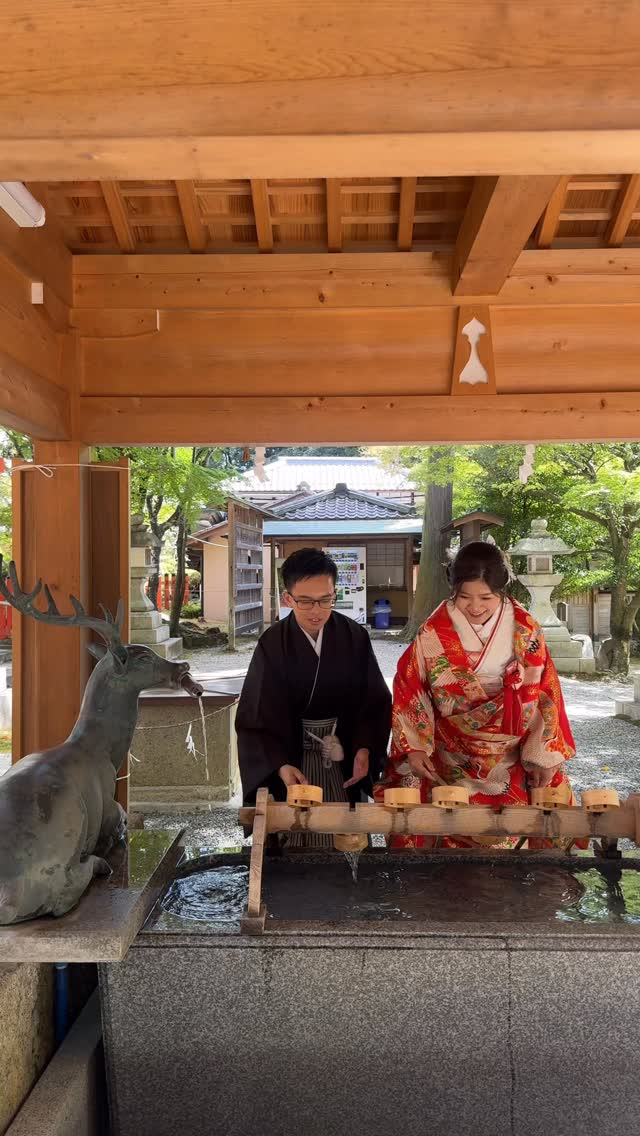 Behind the Scenes at a Kyoto Shrine – Wedding Kimono Moments 👘⛩️
#japanwedding #btswedding #京都婚紗 #和服攝