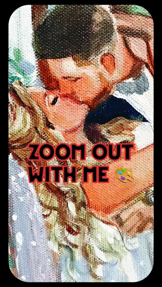 Zoom out with me! #weddingpainter #fypage #pappionartistry