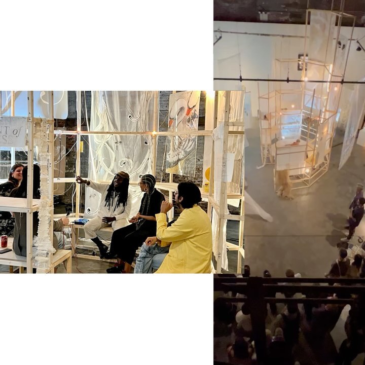 Take a look at what was a fantastic opening night! Thank you to all that came out to see Lighthouse of Moth, an experimental new work and debut solo show of artist Meaghan Elyse (@meaghan_elyse).
And a special thank you to John Maria Gutierrez ( @johnmariagutierrez ) and sound artist Char Jeré ( @jeredotcom ).for a beautiful performance in the space.
The show will run from 9/7 - 9/28.
Gallery hours: Tuesday-Saturday, 1pm-6pm
#theboiler191 #elmfoundation #Brooklynartgallery #aspacetogathersteam #insallationart #lighthouseofmoth