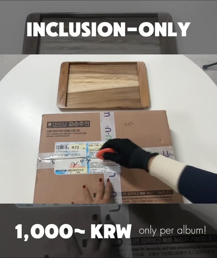 Reduce your shipping costs by 50-80% with our Inclusion Only service and ship just your inclusions and POBs like photocards, postcards, and stickers! Sign up now to enjoy these low-cost optional services!
#acewtt #acephotocard #acewts #kpopwtt #kpopgo #kpoptrade #kaddy #krwarehouse #inclusiononly #agentnoona