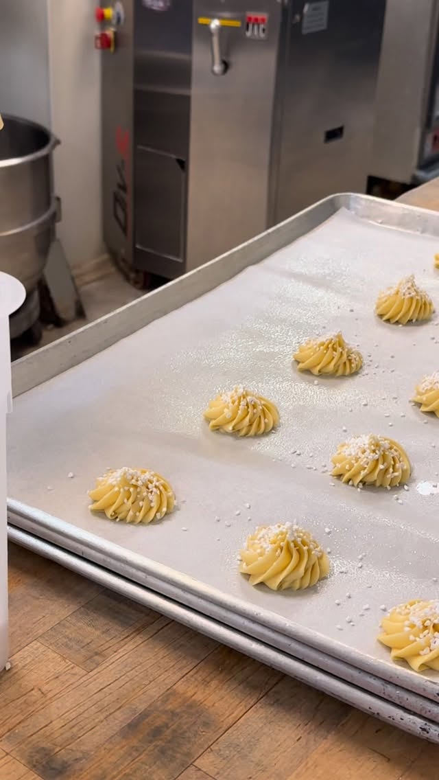 BTS: Chouquette making!! #bakery #frenchbakery #boulangerie #breakfast #southflorida