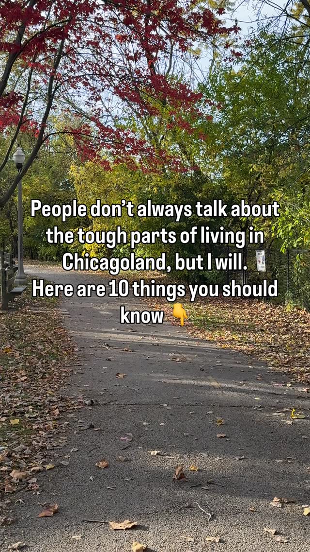 People don’t always talk about the tough parts of living in Chicagoland, but I will.
Here are 10 things you should know 👇
From someone who has lived here all her life.
• Winter is not a personality trait, it’s a lifestyle
• Parking will test your patience and your parallel skills
• Cubs vs Sox is not small talk. Choose carefully
• Traffic can turn a 20-minute drive into a podcast episode
• Weather changes plans. Often
• Spring buyers come in hot and competitive
• Older homes are charming… and require maintenance
• Lake effect weather is its own thing
• You will debate city vs suburbs more than you expect
• Summer hits and suddenly you’re biking, walking, swimming, and living your best life along the lakefront
Living here isn’t always easy, but it’s layered, opinionated, and full of character.
If you’re thinking about moving to Chicago or the suburbs and want the honest version, not the highlight reel, I’m happy to talk.
living in Chicagoland | moving to Chicago suburbs | Chicago lifestyle pros and cons | Cubs vs White Sox |Chicago lakefront living | Chicago real estate