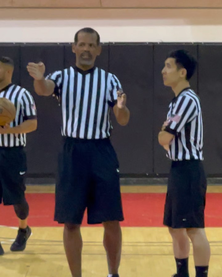 BIG Shoutout and thank you to NBA Finals Referee Eric Lewis for coming to Baltimore and working games at the @brunsonleague . We all learned and gained knowledge together! We are thankful for his time!