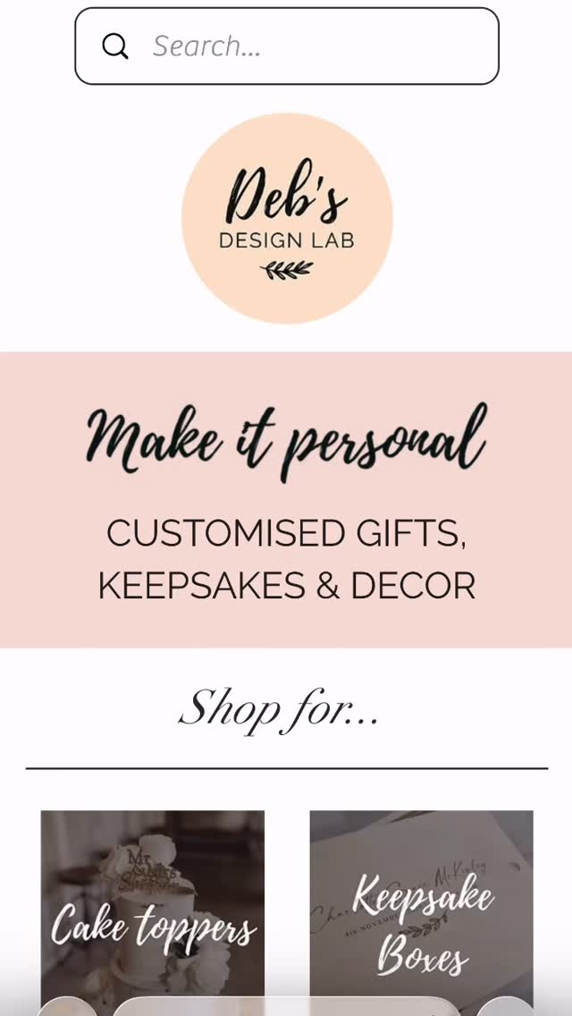 Ordering online is easy at Deb’s Design Lab 🤍
Personalised gifts, made simple — just a few clicks away.
#DebsDesignLab #PersonalisedGifts #ThoughtfulGifting #AustralianSmallBusiness