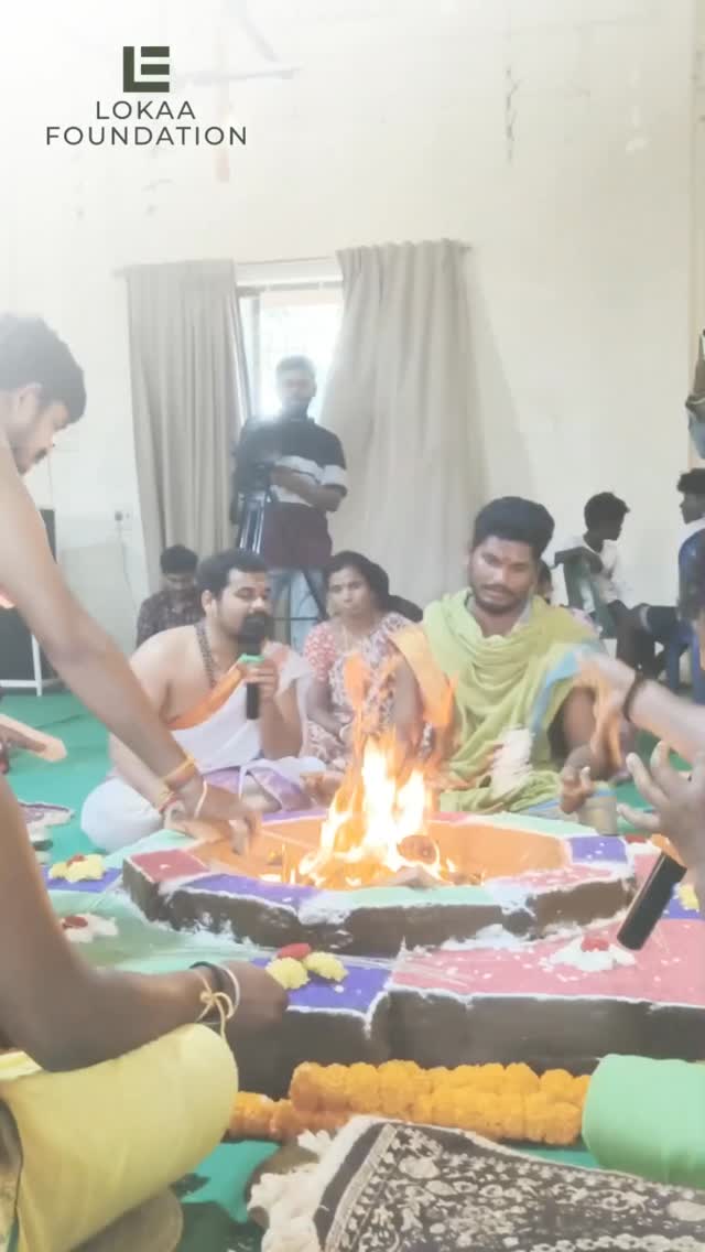 2026 Year Begins with Suryanarayana Homam For worldvillages From @lokaafoundation ✨