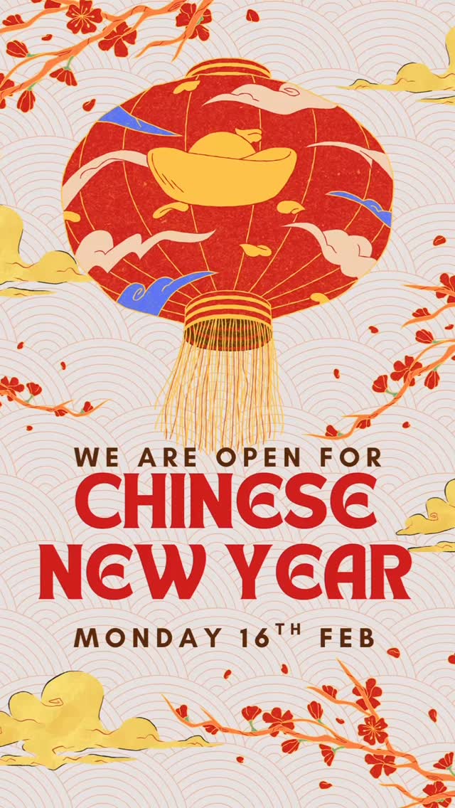 We are open especially on Monday 16th Feb to celebrate Chinese new year! Please book ahead if you intend on celebrating with us! Year of the Fire horse. We are extremely grateful for all of your support and custom. Thank you Wendy & Team x