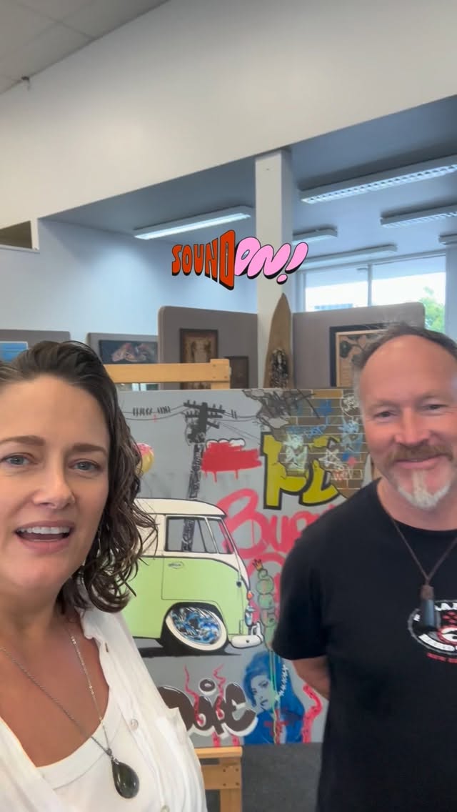 @keithhardingart has a cool new painting on display at the ACE Pop Up behind Robert Harris in the Strand Whakatāne! Come check it out, we’re open Tuesday to Sunday 10-4! #whakatane #supportlocal #artforsale #surfart #graffitiart
