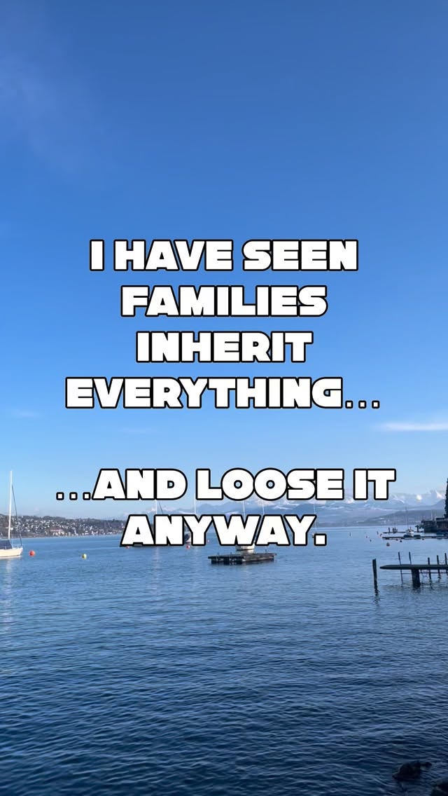 I have seen families inherit everything and lose it anyway.
Most parents do their best with money.
But very few of us were ever taught how money actually works let alone how to teach it to our kids.
The 1% don’t rely on luck or talent alone.
They pass on thinking patterns, habits, and financial skills early.
I broke down what I’ve observed over 15 years — and how any family can apply it.
👉 Full post on learnwithebba.com