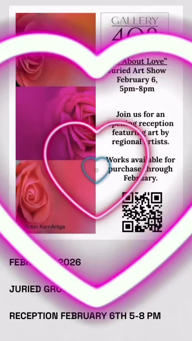 All about Love starting Friday Feb 6th @gallery408.camas and Heart Fest on Saturday Feb 7th @blackpearlonthecolumbia 💜🩷❤️🧡🤎