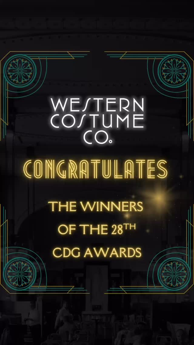 Congratulations to all of the costume designers, assistant costume designers, and illustrators! Bravo 👏👏👏
