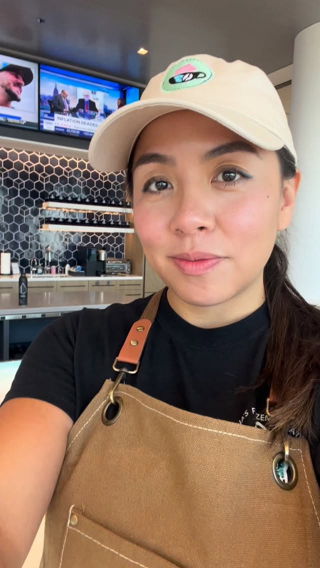 We cater! Here’s an example of our full service Froyo Bar! Today we got to go downtown for an event. For more info visit our website.