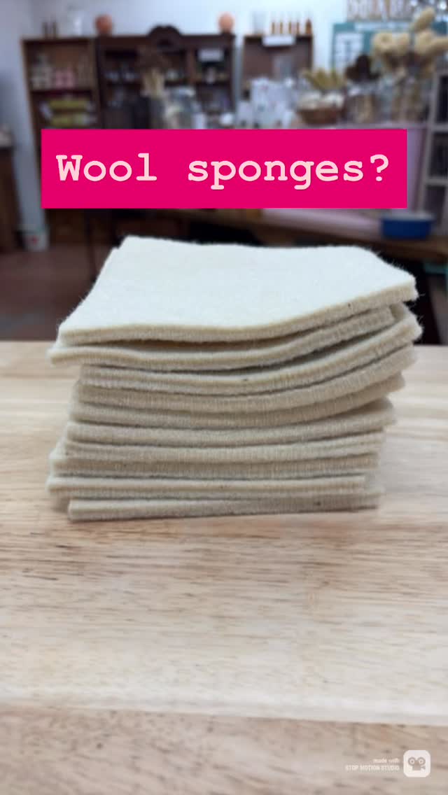 Ever tried a wool sponge? Good for your dirty dishes AND the planet.