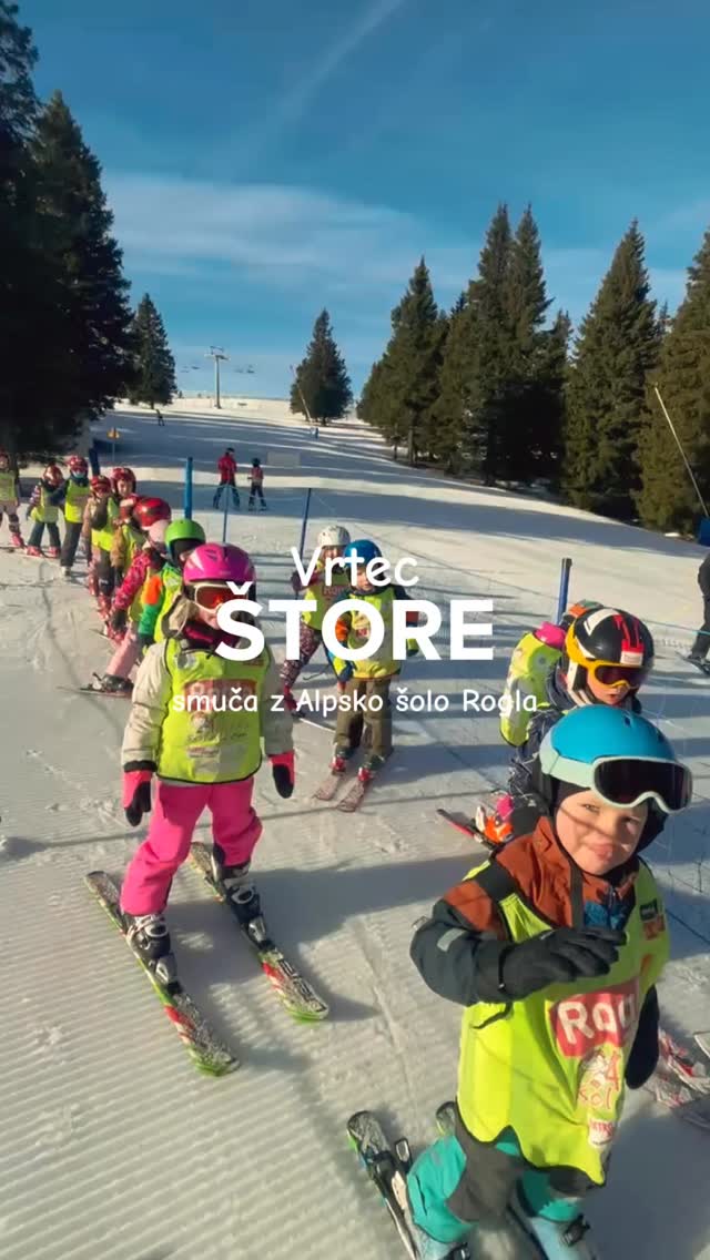 Ta teden smo smučali z vrtcem Štore 🩵🎿⛷️
#alpskasola #rogla