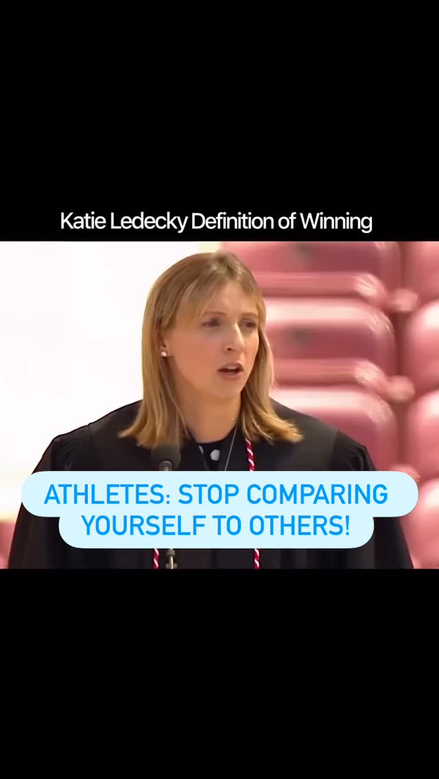 🔹WINNING🔹
Katie Ledecky says winning is about learning to compare yourself to yourself, rather than other people.
The more you spend time and energy comparing yourself to others, the more you lose motivation and lose sight of what actually matters.
The only goal is to be the best version of YOURSELF. Start comparing yourself to who you were yesterday, and notice the growth that ensues 📈
Follow @findjoeflow for more mental game tips 🧠
• • •
#katieledecky #athletes #athletesofinstagram #mentaltraining #athletetips