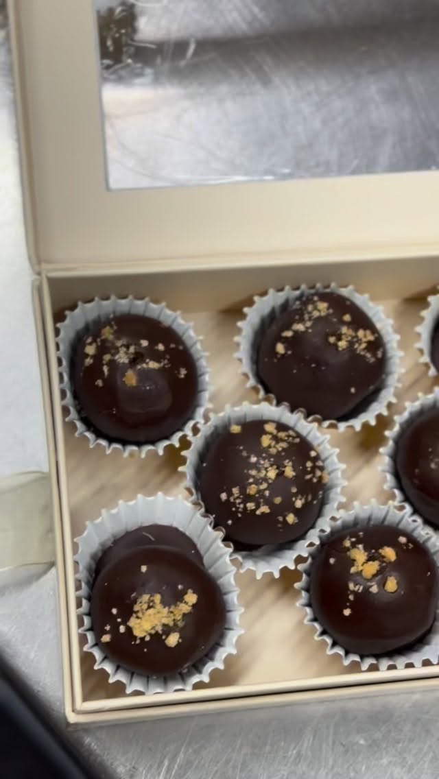 Our truffles look so amazing when you start putting them in their boxes. #BonSociety #wearegoodforyou