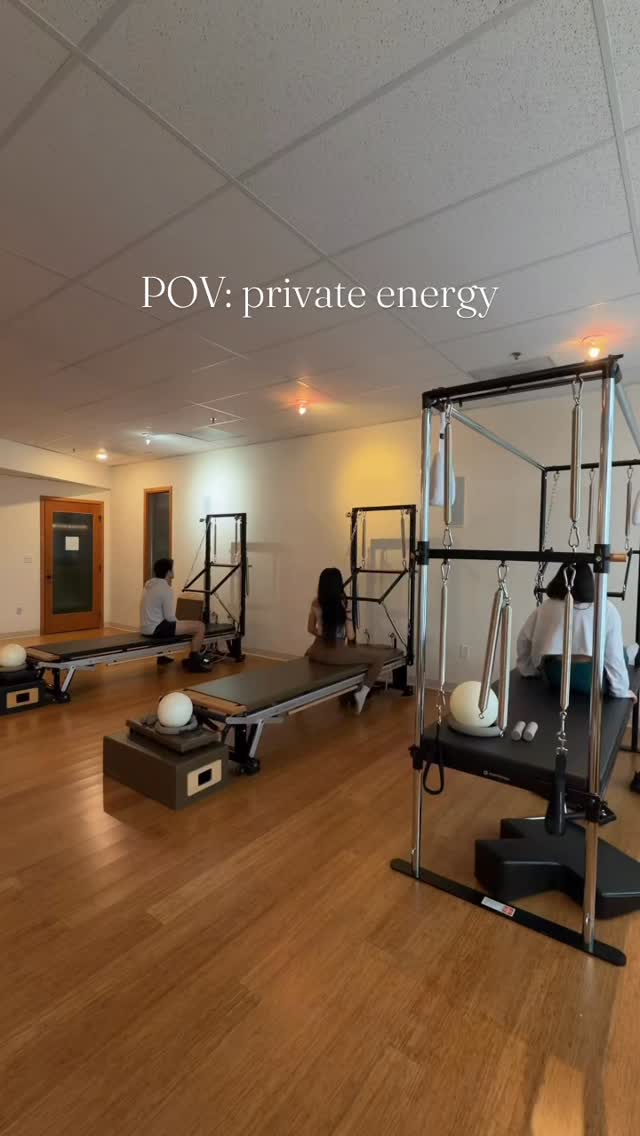 when your pilates class feels like a private.
three-person tower/mat sessions with @co.holistics for those who want attention and intentional movement.
dm us for a spot on mondays at 11am! $50 per person 🤍