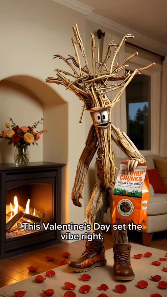 Lighting a fire is effortless with StumpChunks 🔥
Available at Ace Hardware, Lowe’s, Amazon and more!
#valentines #fireplacetime