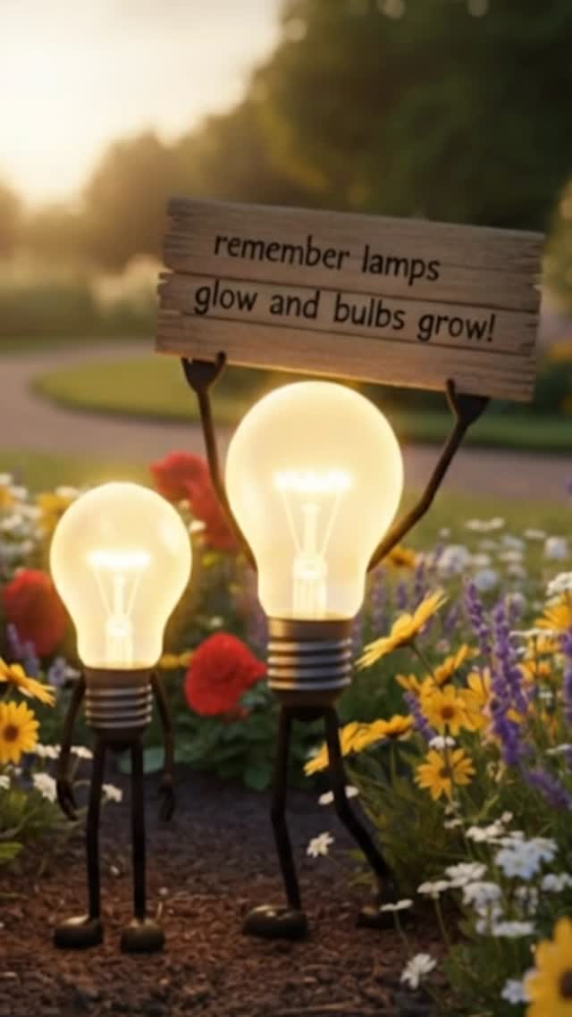 Remember lamps glow and bulbs grow! #DecorativeLighting #InteriorGlow #LightInspo #SpringIsComing #lampsandlighting
