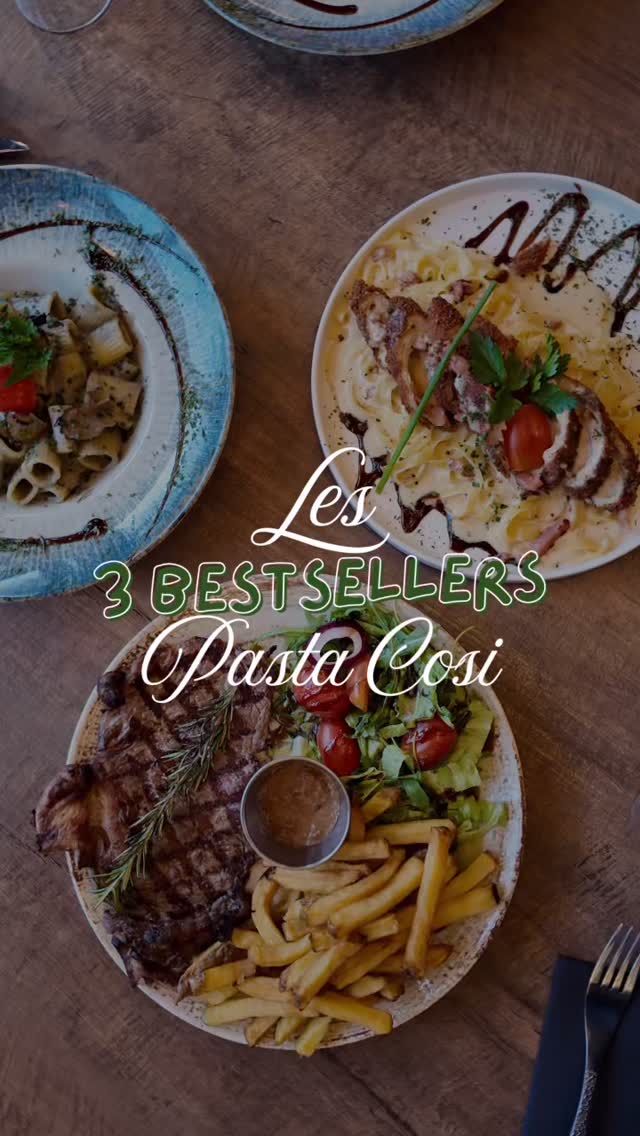 Nos 3 best-sellers 🍝🔥
3 raisons de craquer 😍
📍 Pasta Cosi - 78 av. de Flandre, 75019 Paris
📍 Pasta Cosi Asnières - 101 Quai du Dr Dervaux, 92600 Asnières-sur-Seine
Lequel tu veux goûter en premier ? 👇
