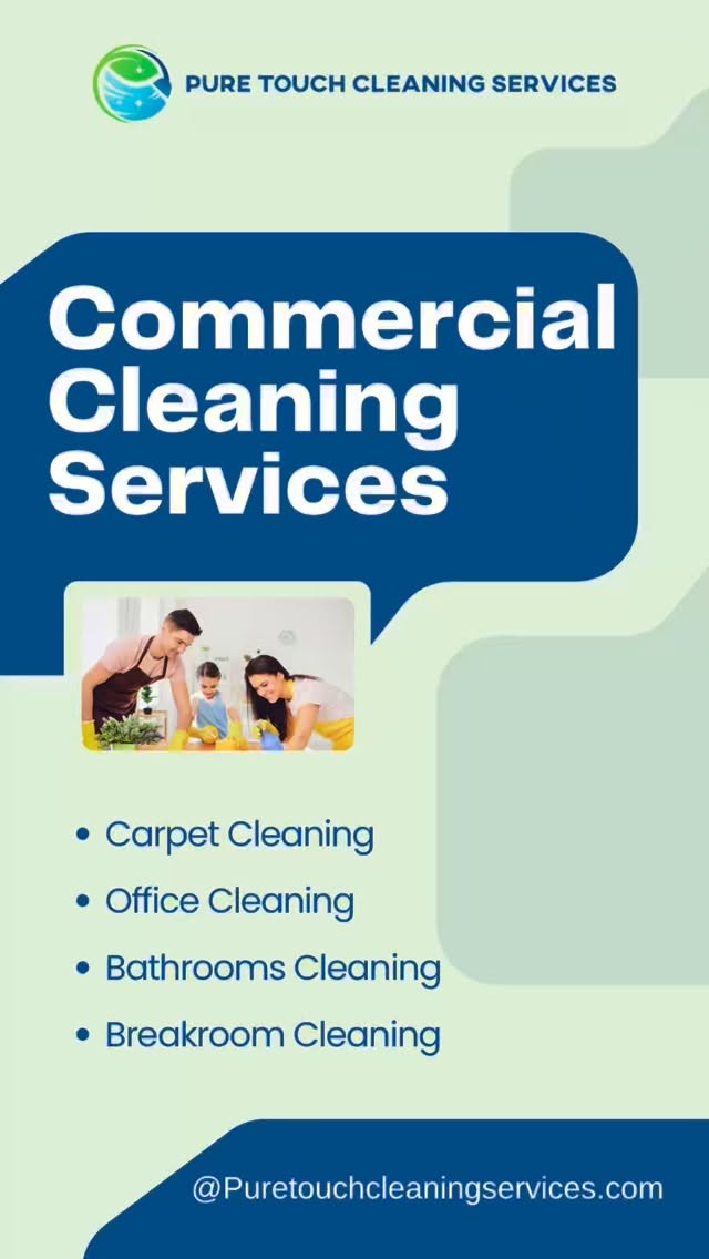 ✨ First impressions matter — and so does the cleanliness behind them. Our commercial cleaning services are designed to keep your workspace spotless, professional, and ready for business.
🧼 Consistent. Reliable. Pure Touch Clean.
📍 Now serving NYC businesses.