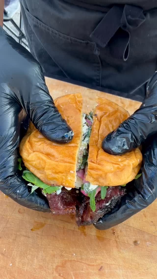 I call this The Double Down….and it’s nothing but Love & Happiness!!
☑️ Smoked Beef Cheeks
☑️ @whitehurstfarm Beef Bacon
☑️ Farm Fresh Fried Egg
☑️ Pickled Radish
☑️ Arugula
☑️ strawberry third-coastershire sauce (Worcestershire sauce…I’m working on the name of my version…suggestions please!)
My new favorite @btweensandwichco breakfast sandwich!