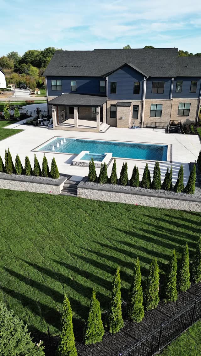 The perfect setup with a sun shelf and spa built for long relaxing summer days in the water.
#CoastalPools #MichiganPools #SunShelf #LuxuryBackyard #PoolDesign SummerVibes