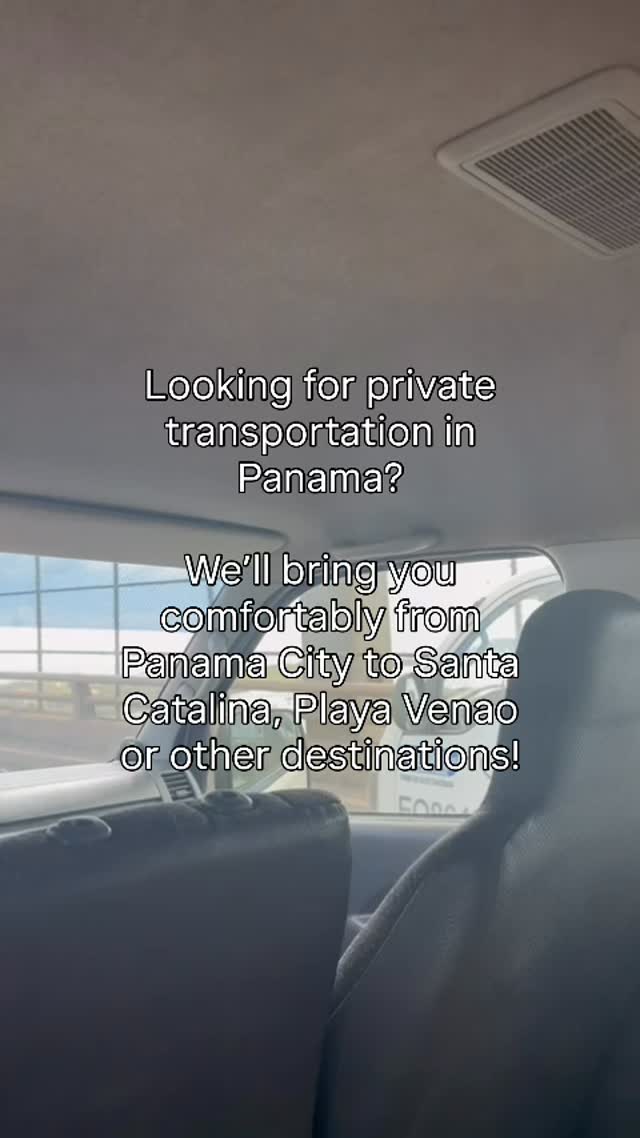 Panama is meant to be explored 🌴
We help travelers move comfortably and safely between beaches, mountains and cities — without the stress of public transport.
📍 Panama City
📍 Playa Venao
📍 Santa Catalina
📍 El Valle de Antón
📍 Cambutal, Boquete & more
We offer direct, comfortable long-distance transport across the country — perfect for travelers who want to relax and enjoy the journey.
✔️ Private transfers
✔️ Shared shuttles
✔️ Group transportation
✔️ Hotel & airport pick-ups
📩 Contact us to plan your ride anywhere in Panama.
#PanamaTransportation #TravelPanama #PanamaShuttle
#VisitPanama #ExplorePanama #PanamaCity #PlayaVenao
#SantaCatalina #Boquete #CentralAmericaTravel
#elvalledeanton #antonvalley #playacambutal