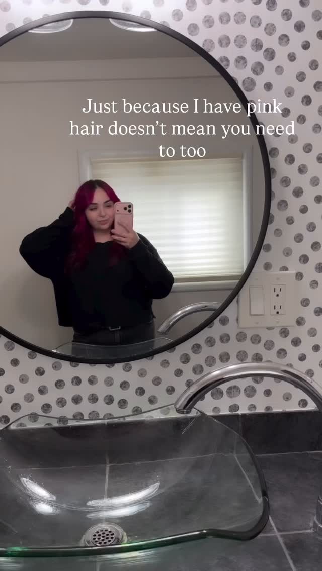 @hairby.julz
Yes, my hair is pink.
No, it’s not a requirement ☺️
From vivid to very natural, I’m obsessed with creating colors that feel effortless and true to you.
If you want hair that actually feels like you, you’re in the right place.
I love creating hair that fits your vibe, not mine. The link is in my bio 🫶
What are you waiting for?