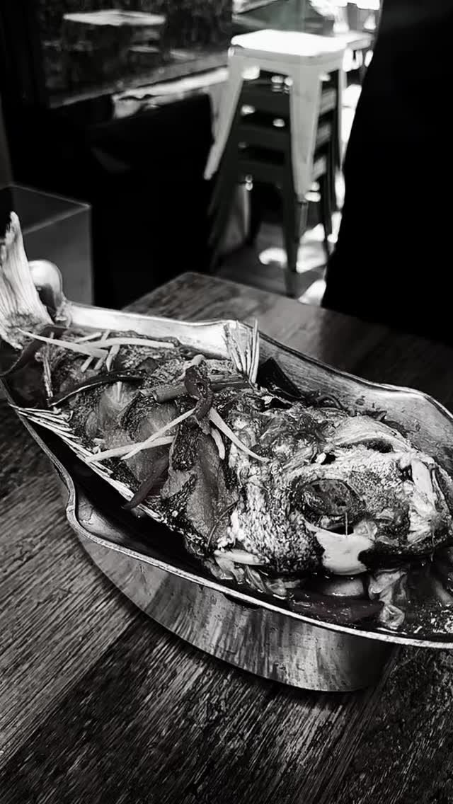 TOMSOM PLA TOD, ONE OF OUR NEW SPECIALS 💛
Deep fried snapper served in rich herb sour soup.