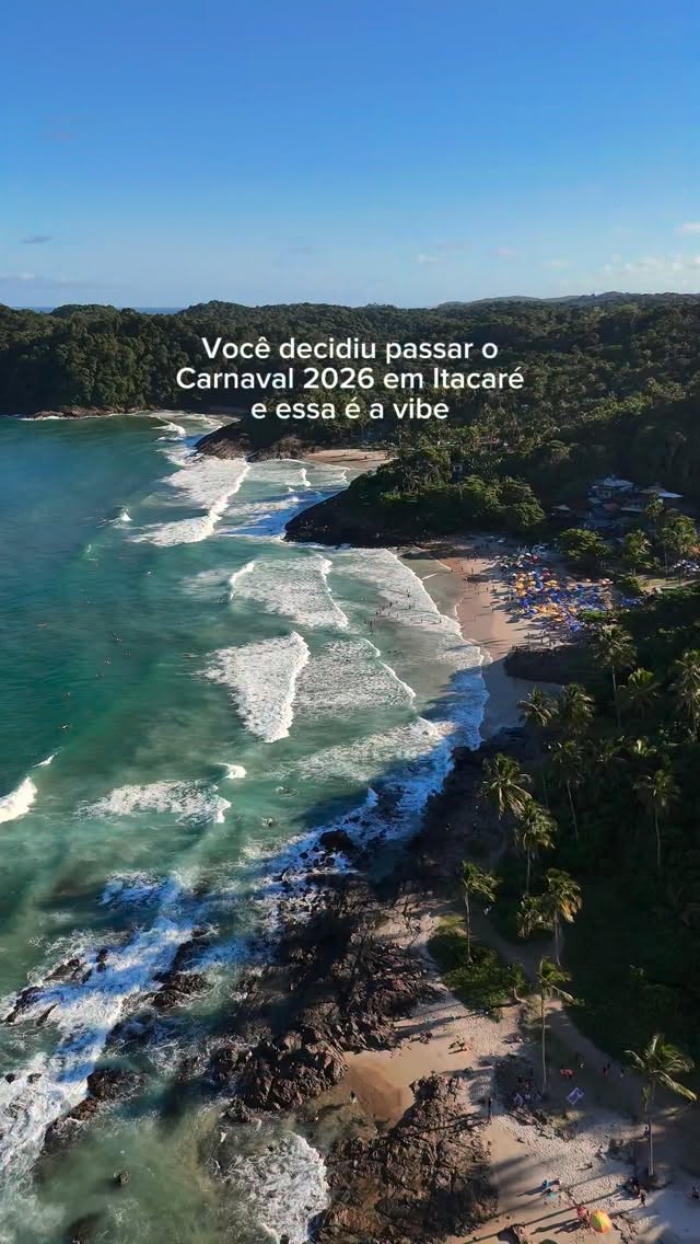 E pra fechar o domingo com chave de ouro, nada melhor do que cair na folia e aproveitar a programação de Carnaval que está acontecendo na cidade.
#itacare #carnaval #itacaré