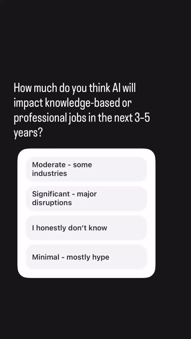 Work is changing and our world is evolving. Whether we feel it fully yet or not, most people I speak with are sensing a big shift. Career uncertainty in particular. I have been thinking myself about how AI is impacting my own profession. Are human relationships really going to be replaced by AI and the likes of chatGPT? Will AI replace coaches, therapists and companions? I am observing and walking alongside all of you in this. As a woman, I consider myself the emotional and somewhat strategic center of my household… the stability of my family. If I’m feeling this way, and I am hearing other feeling this way, I can only assume that may of us are feeling this way but aren’t yet talking about what really happens when what we are used to investing our time and energy in may not be giving you the return you were hoping for. So, here’s to observing, learning and helping you all strengthen your capacity to make wise decisions inside this looming uncertainty. Let’s keep the dialogue going! If this topic is on your mind, DM me the word “FUTURE”, and I’ll send you something I’ve been thinking about ❤️ #futureofwork #futureready #flexibility #selfdevelopment