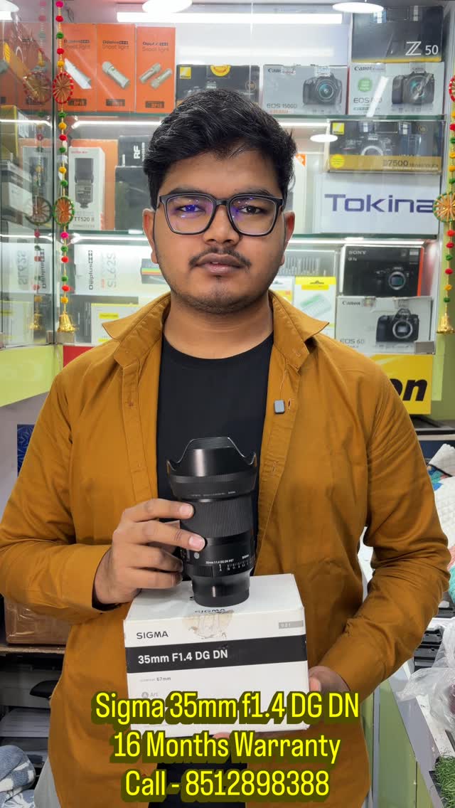 Sold Out
The Ultimate 35mm! 📸 Sigma 35mm f/1.4 DG DN Art (Sony E-Mount).
This isn’t just a lens; it’s a masterpiece. Re-engineered from the ground up for mirrorless, this DG DN version is sharper and more compact than ever. Whether it’s street, weddings, or portraits, that f/1.4 aperture creates a dreamlike background blur that you have to see to believe. ✨
Condition: 9.5/10 (Pristine)
DM for price and more photos! 📩
Hashtags:
#Sigma35mm #SigmaArt #SonyAlpha #StreetPhotography #DGDN SonyEMount UsedLensForSale Sigma35mmArt SonyShooter SigmaGlobal MegapixelCameraStore