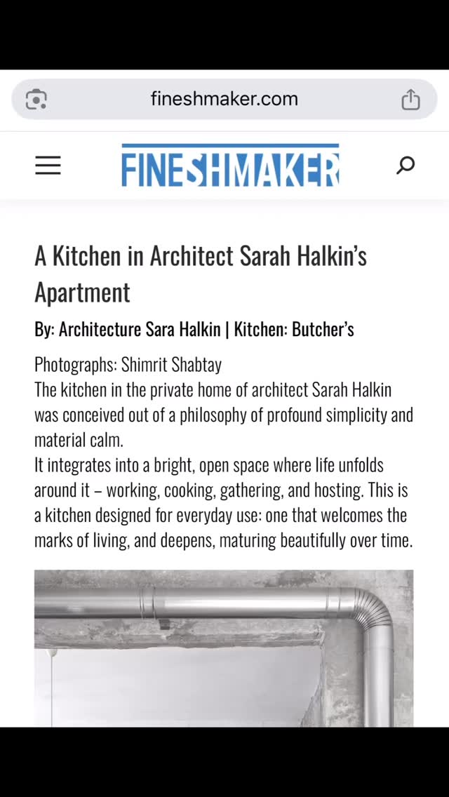  מטבח בבית של האדריכלית שרה הלקין.
תודה ל @fineshmaker על עבודת אוצרות משובחת
מטב@thebutchersfurniturerere
אדר@sara.halkin.architecttectte@shimrit_shrit_shrit_sh