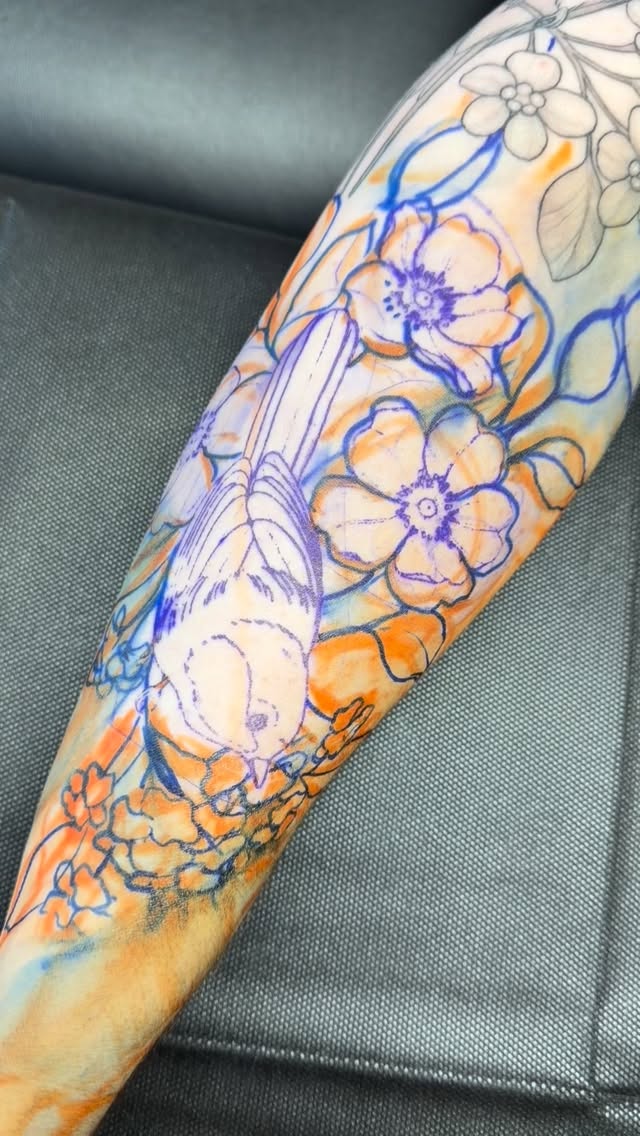 Bird sleeve is coming together 🦅
…
#tattoo #art #raleigh