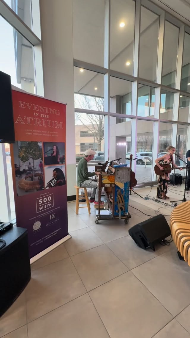 🙌 What a blast! Thanks to everyone who joined us this past week at Evening in the Atrium.
🌟 March 19th features artists all the way from Nashville! You do NOT want to miss it. Click the link in our bio to check it out and RSVP!